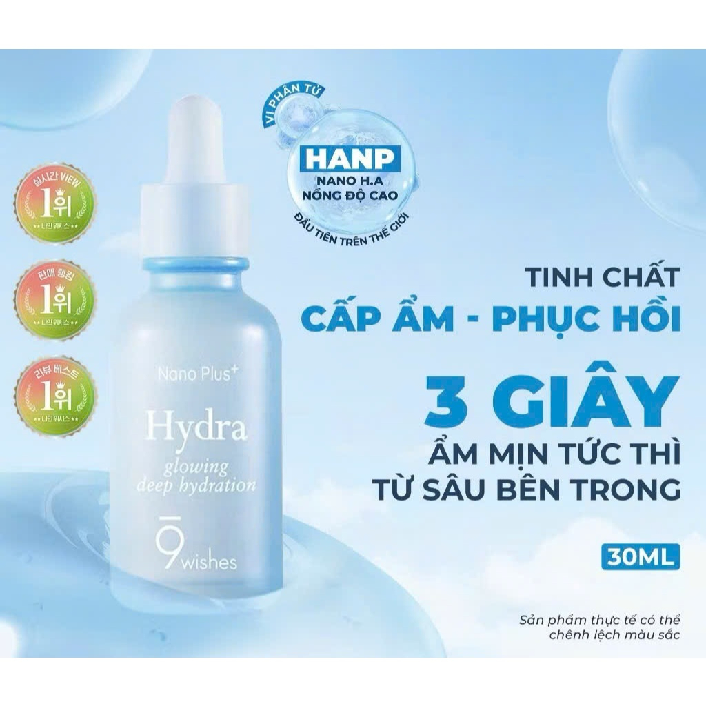 Tinh Chất Dưỡng Da 9 Wishes Hydra Ampule II 30ml