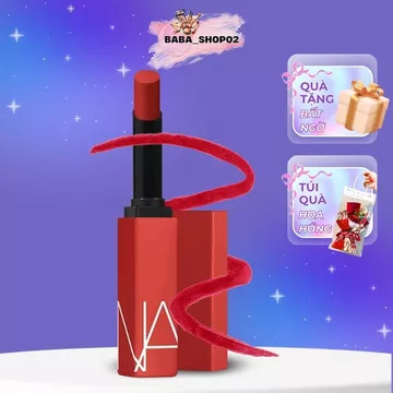 Son Thỏi NARS Powermatte Too Hot Too Hold – Chất Son Lì Dưỡng Da Mềm Mịn, Tôn Vẻ Rạng Rỡ - LUXE510