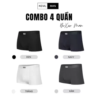 Quần lót nam, quần boxer nhiều màu chất thun lạnh mềm mịn siêu mát, thấm hút mồ hôi - boxer ares 3.0 - Ares Shop