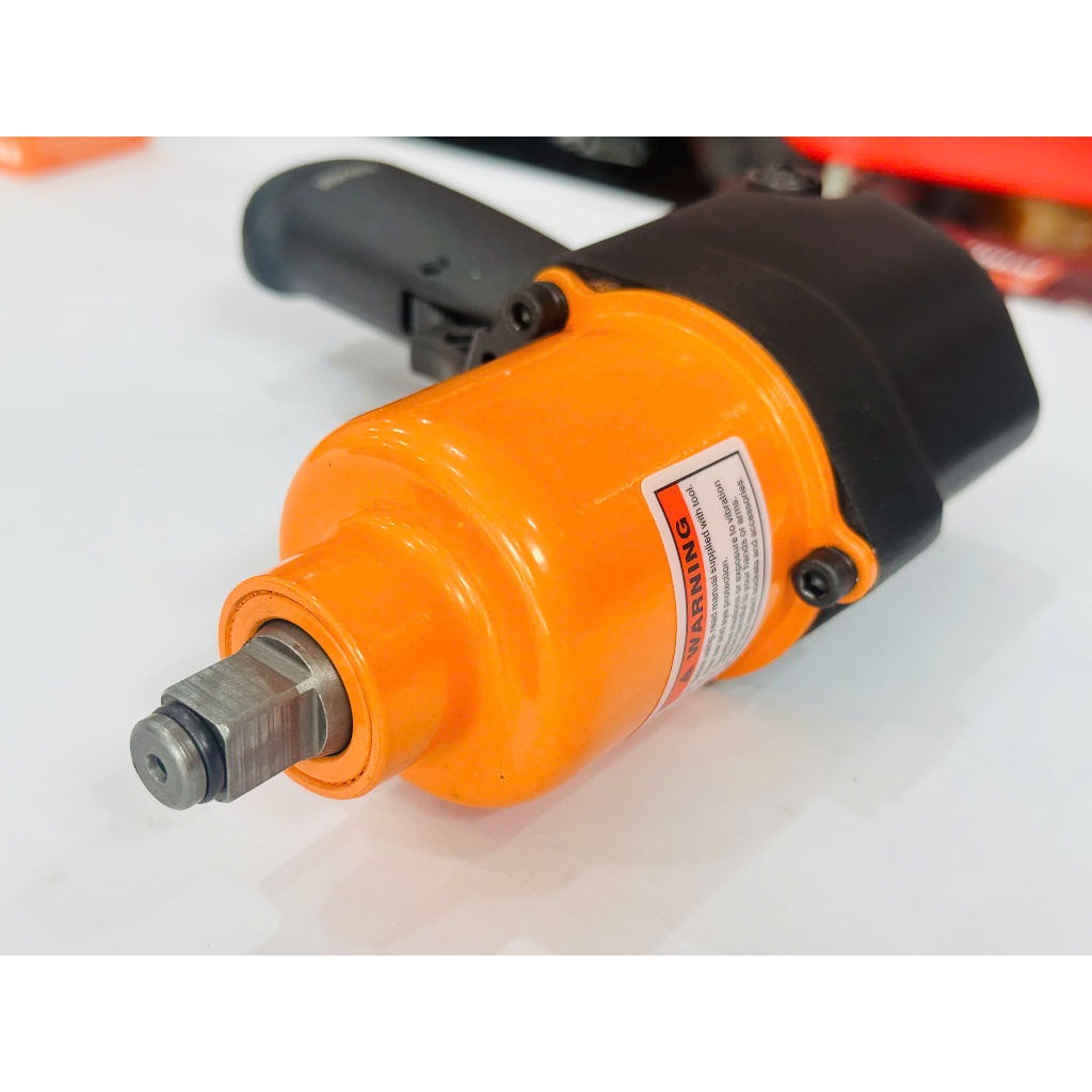 Máy siết bulong 2 búa khí nén hệ 1/2 inch hộp kèm 10 đầu khẩu K1810 hãng KAPUSI TOOLS Nhật Bản, lực siết max 1000Nm