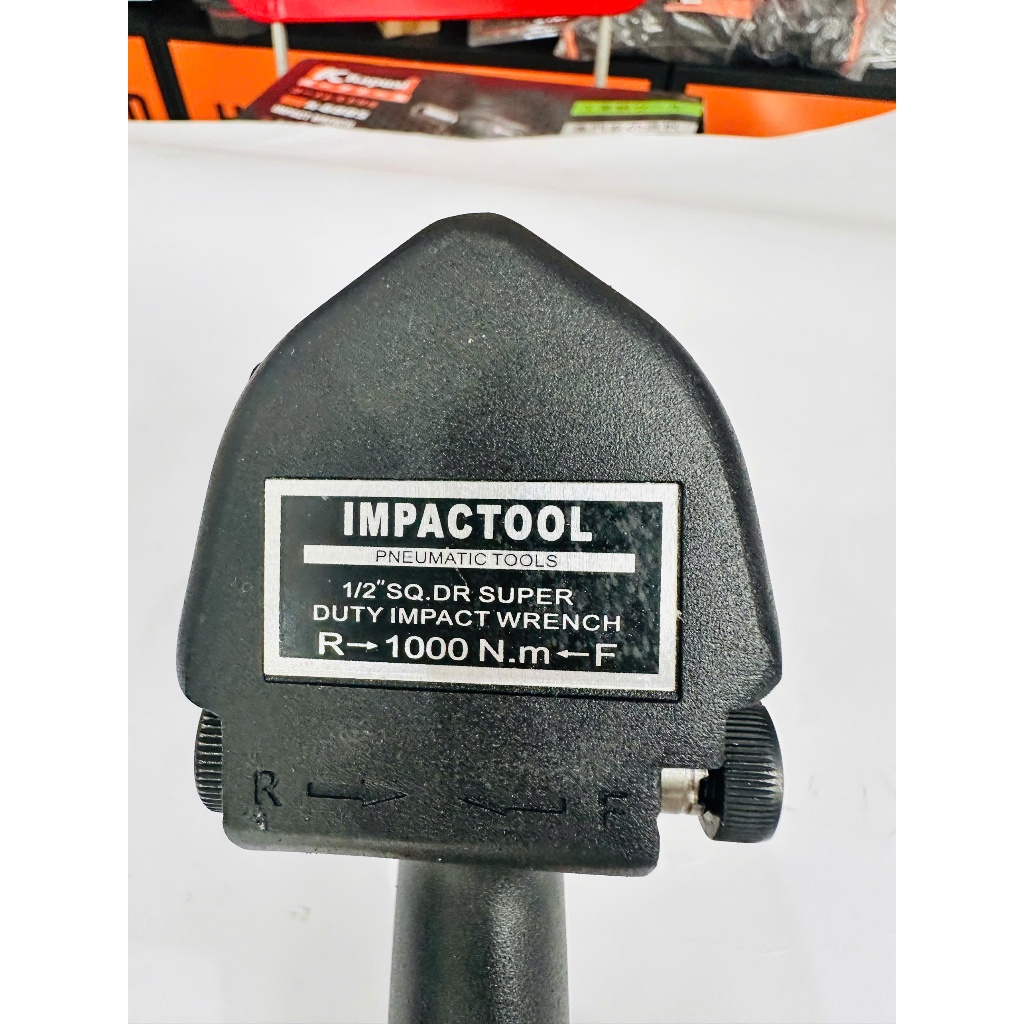 Máy siết bulong 2 búa khí nén hệ 1/2 inch hộp kèm 10 đầu khẩu K1810 hãng KAPUSI TOOLS Nhật Bản, lực siết max 1000Nm