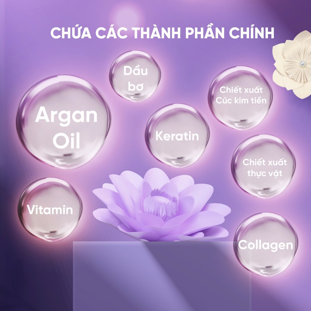 Cặp Gội Xả Adeline 750ml | Dưỡng Tóc Mềm Mượt Cho Tóc Nhuộm & Khô Xơ