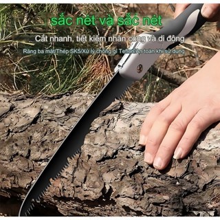 Cưa Gấp Gọn Cầm Tay,Cưa gỗ nhật siêu sắc bén lưỡi thép SK5 cưa cây cực nhanh