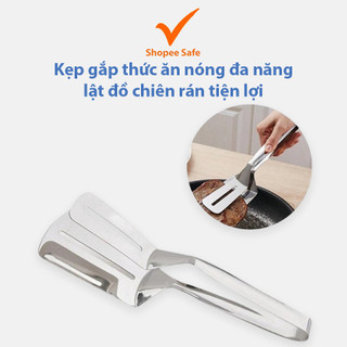 Kẹp gắp thức ăn nóng đa năng lật đồ chiên rán tiện lợi dùng cho nướng BBQ nhà bếp #A139