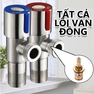 Van Cầu Chia Nước VAN KHÓA ĐƯỢC NƯỚC KHI SỬA CHỮA, van giảm áp INOX 304 F CẦU HAI NGÃ