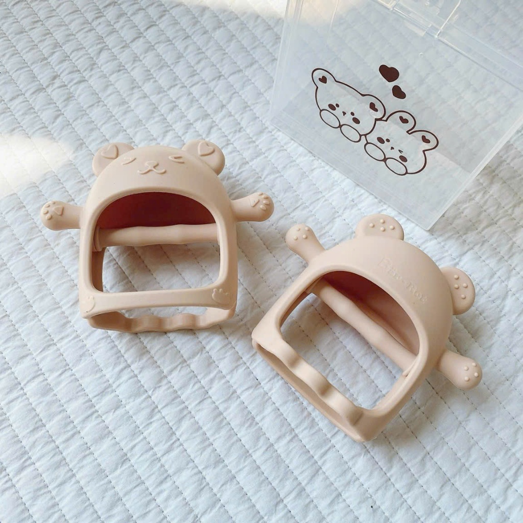 Gặm nướu Bar rot chất liệu Eco silicone theo tiêu chuẩn Hàn Quốc An Toàn Mọc Răng- Tiện Lợi- Chống Nghẹn Bahu_Baby