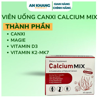 [COMBO 2 HỘP] Viên Uống Calcium MIX Hữu Cơ – Bổ Sung Canxi, Magie, D3K2 Nhập Khẩu Ba Lan Cho Mẹ Bầu, Ngừa Loãng Xương