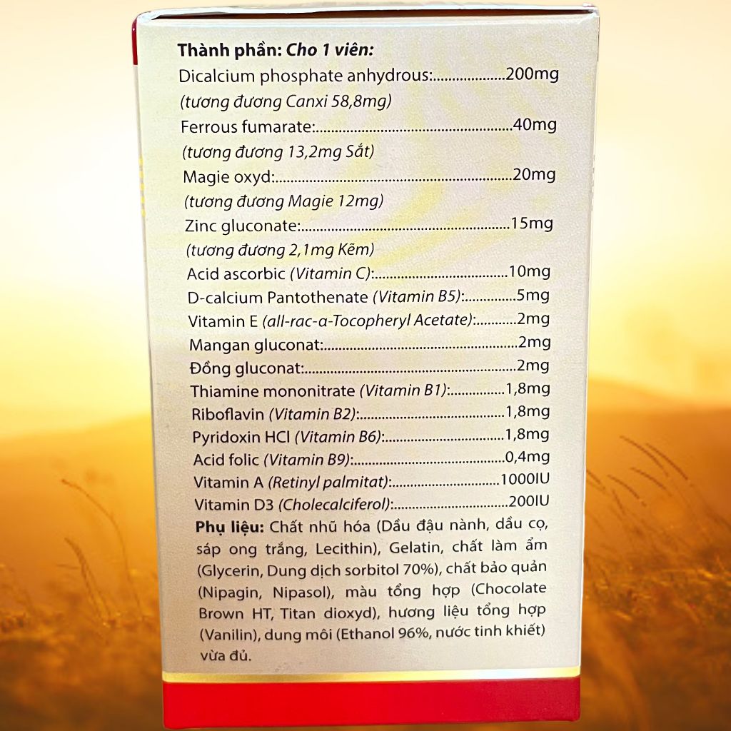 Phagelvit Plus 100 Viên - Rostex - Vinaphar - Vitamin Thanh Lọc
