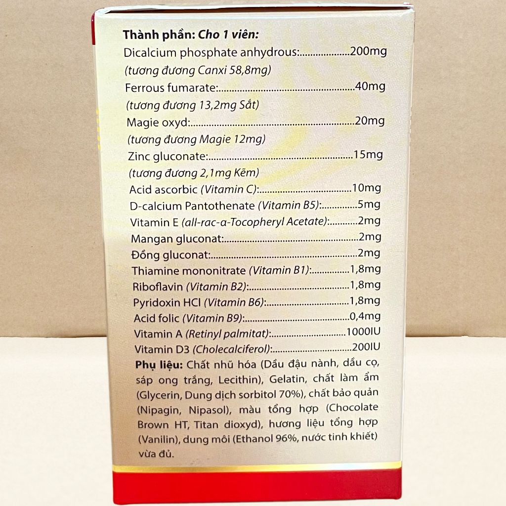 Combo 5 Hộp Phagelvit Plus 100 Viên - Rostex - Vinaphar - Vitamin Chữa Lành
