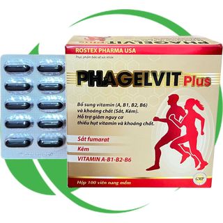 Phagelvit Plus 100 Viên - Rostex - Vinaphar - Vitamin Phục Hồi