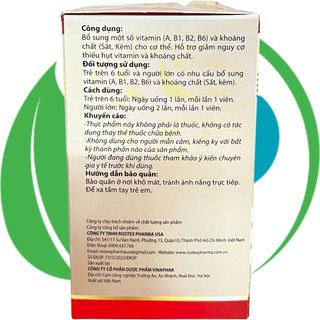 Phagelvit Plus 100 Viên - Rostex - Vinaphar - Vitamin Phục Hồi