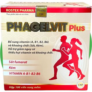 Phagelvit Plus 100 Viên - Rostex - Vinaphar - Vitamin Phục Hồi