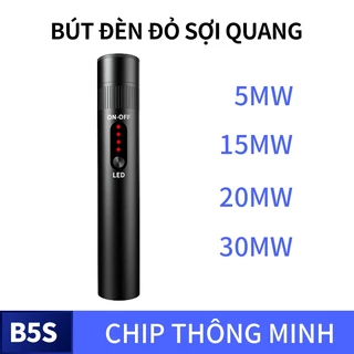 Bút soi quang B5S 5KM/15KM/20KM/30KM – Dò lỗi cáp quang – Bộ kiểm tra sợi quang laser đỏ