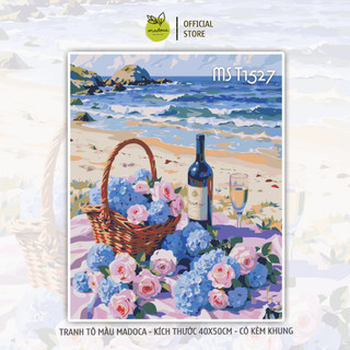 [HỎA TỐC] Tranh tô màu theo số, tranh số hóa MẪU HOT - BÁN CHẠY, đã căng khung 40x50cm