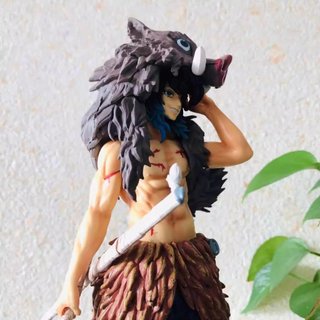Mô hình Thanh Gươm Diệt Quỷ  CHENG - Đội Trừ Quỷ: Inosuke Lợn Rừng - Mô hình tượng JacksDo