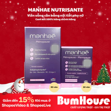 [Hàng CTY]Viên uống Manhae Nutrisante Cân Bằng Nội Tiết Tố Phụ Nữ 30 viên, 60 viên, 90 viên hộp