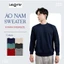 Áo Sweater Nam Chân Cua Nỉ Cotton 2C LeTom's, Form Oversize, Giữ Ấm, Nhiều Màu-M4