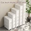 STON Tủ lưu trữ Tủ Khe Hẹp có bánh xe Tủ Nhựa Tủ đựng đồ khoảng trống nhà bếp Tủ Lưu Trữ Phòng tắm Kệ khe hẹp Có bánh xe
