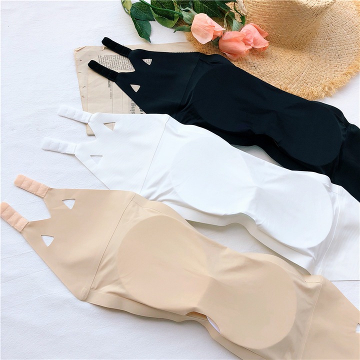 COMBO 3 Áo lót bra nữ su đúc mềm mát thoáng khí đệm lót mỏng nhẹ 3 nấc cài tiện lợi LANIXA B8883