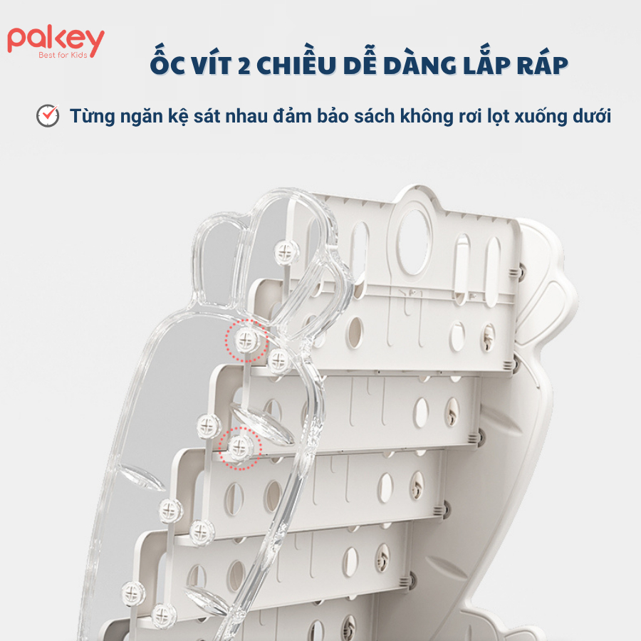 [HOT] Giá Sách Cho Bé Mẫu Mới Nhiều Màn Siêu Xinh, Kệ Sách Kèm Hộc Đựng Đồ Chơi Nhựa Nguyên Sinh An Toàn Cho Bé