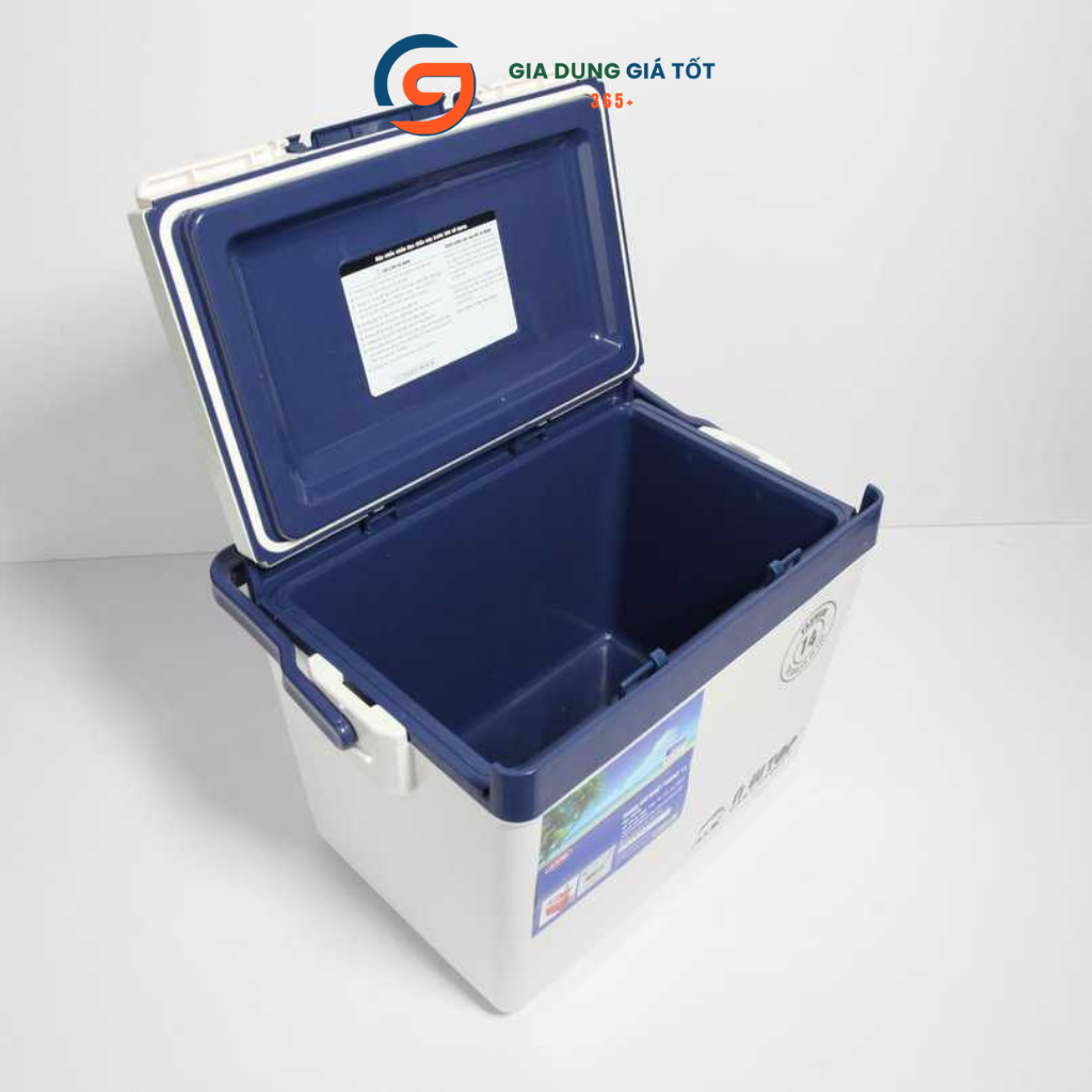 Thùng đựng đá 14L Family nhựa dày - hộp giữ nhiệt mini đựng nước đá, thức ăn, giao màu ngẫu nhiên