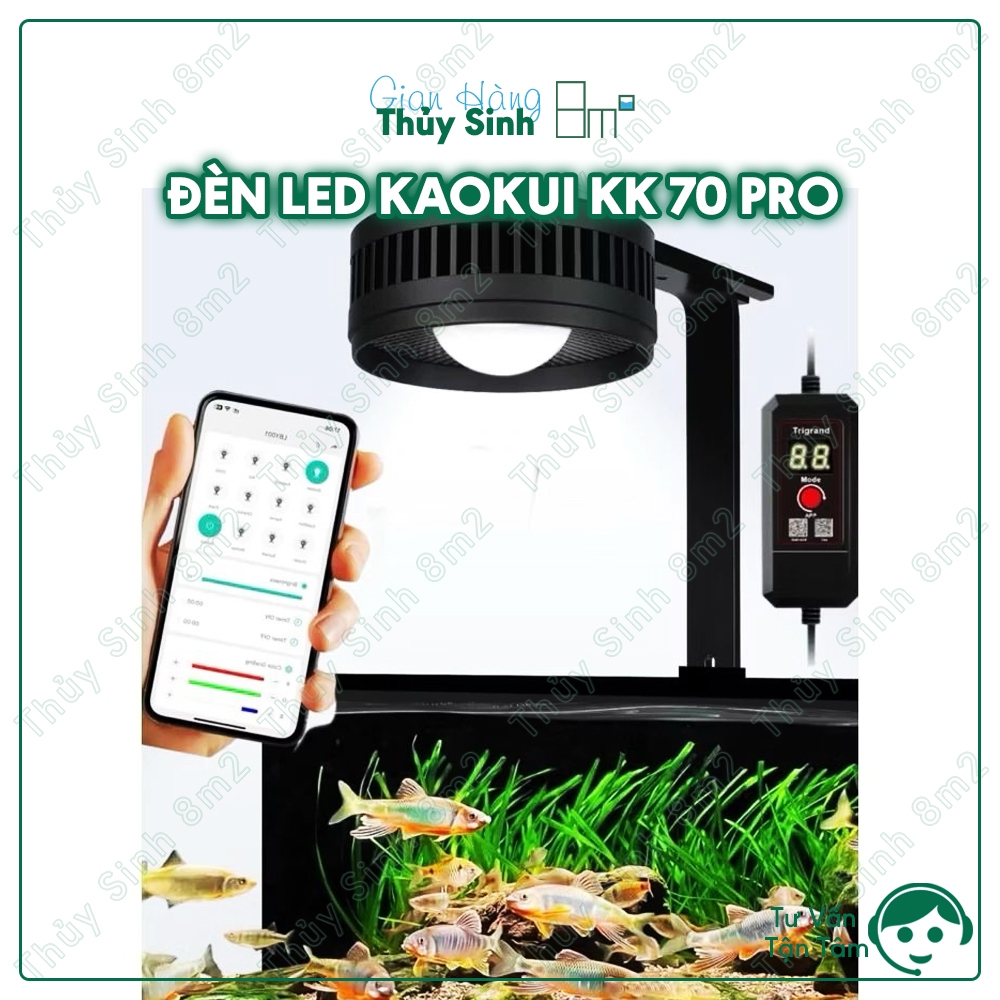 Đèn LED KAOKUI KK 70 PRO | Chỉnh Bluetooth, Đèn Rọi Cho Hồ Cá