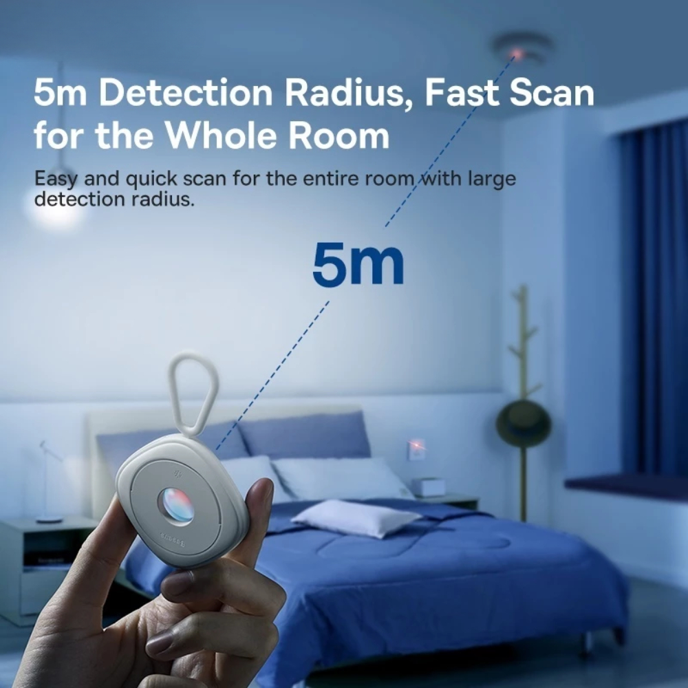 Máy Dò Hồng Ngoại Phát Hiện Camera Ẩn Baseus Heyo An Toàn Chống Nhìn Trộm, Quay Lén, BH 2 Năm