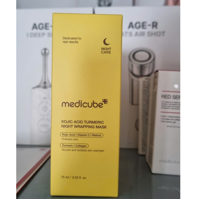 Mặt Nạ Ngủ MEDICUBE Collagen/PDRN Pink Night Wrapping Cream 75ml