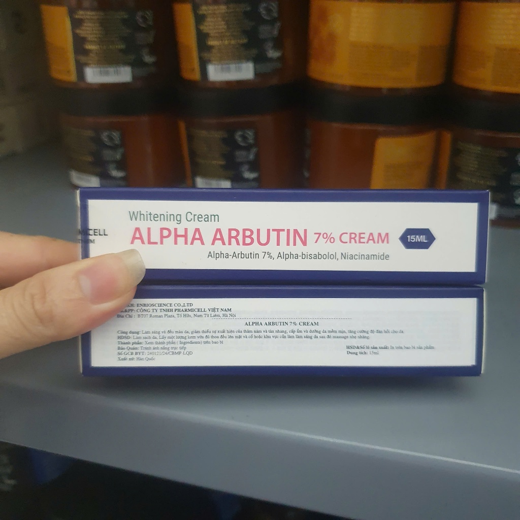 [HÀNG CTY] Kem Mờ Thâm Nám Arbutin Forte 7% Hỗ Trợ Dưỡng Trắng, Làm Thâm Sạm 15ml DrMelaxin