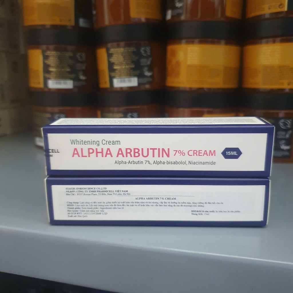 [HÀNG CTY] Kem Mờ Thâm Nám Arbutin Forte 7% Hỗ Trợ Dưỡng Trắng, Làm Thâm Sạm 15ml DrMelaxin