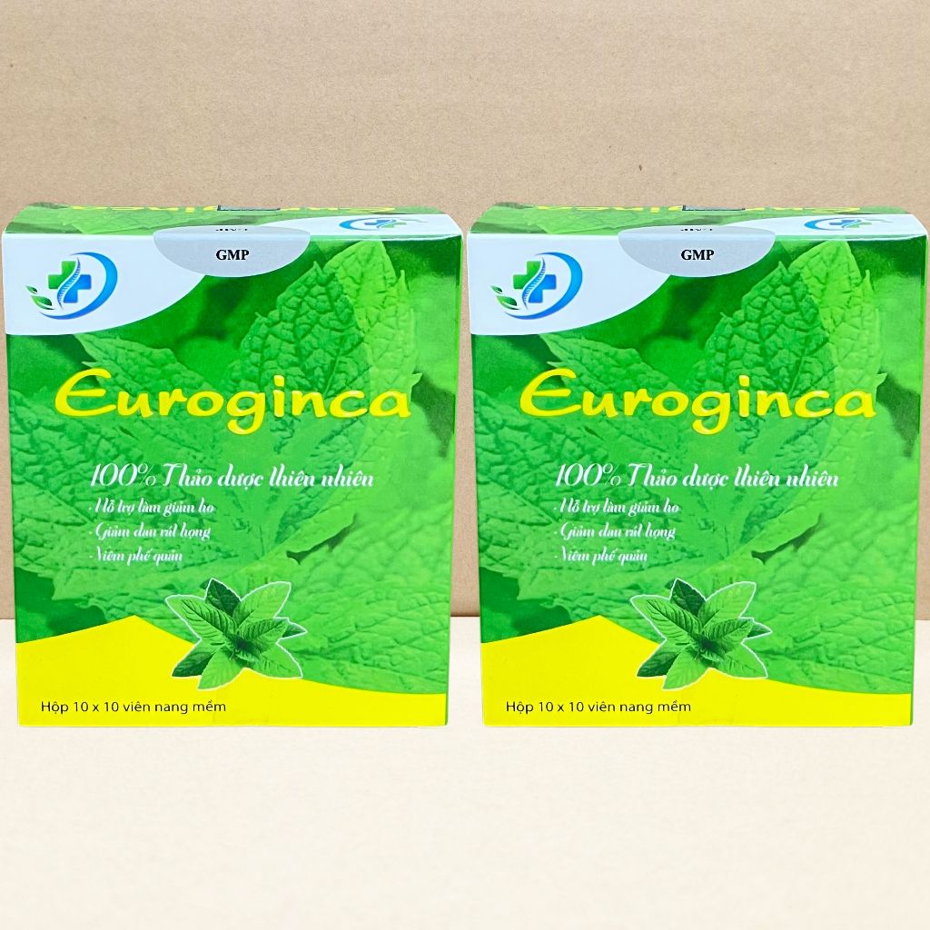 Combo 2 Hộp Euroginca Xanh - Hà Nội - Vinaphar - Vitamin Chữa Lành