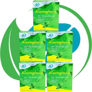 Combo 5 Hộp Euroginca Xanh - Hà Nội - Vinaphar - Vitamin Phục Hồi