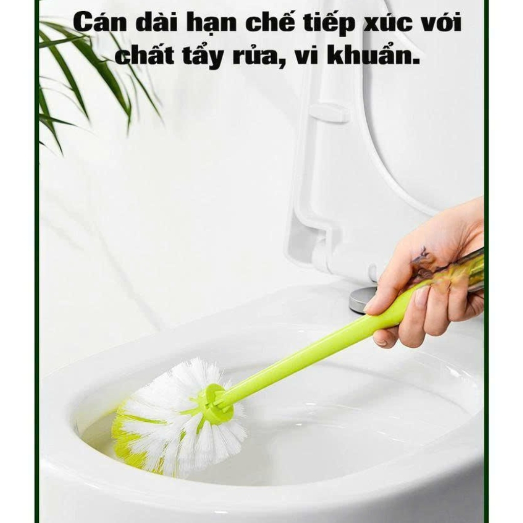 Cọ Vệ Sinh Toilet Bồn Cầu 45cm DASEP- Bàn Chải Vệ Sinh Bồn Cầu Nhà Vệ Sinh Dạng Tròn Cao Cấp
