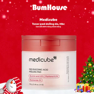 Toner Pad Hỗ Trợ Dịu Mụn Medicube Red Succinic Acid Peeling Pad 155g (70 miếng)