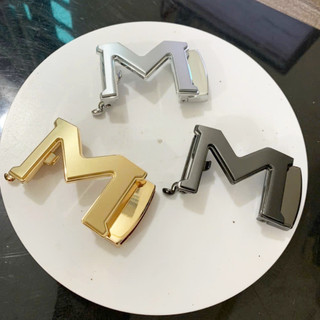 Mặt khoá thắt lưng nam gạt tự động cao cấp dùng cho dây có răng cưa chữ M thatlungvidanamnu