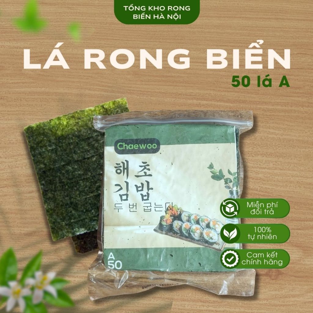 Lá Rong Biển, Lá Kim Cuộn Cơm 100 Lá Loại A - Nhật An Food, Nhập Khẩu ...
