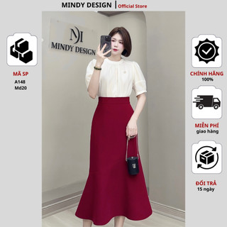 Váy Md20 - Chân váy đuôi cá dáng dài che bụng, không nhăn, siêu hack chân phong cách công sở trẻ trung MindyDesign