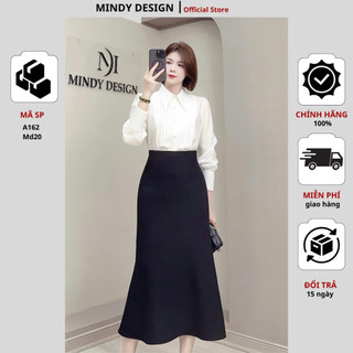 Váy Md20 - Chân váy đuôi cá dáng dài che bụng, không nhăn, siêu hack chân phong cách công sở trẻ trung MindyDesign