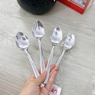 COMBO 20 Thìa Súp Nhọn Inox, Thìa Súp Ăn Cơm, Ăn Cháo Tiện Lợi