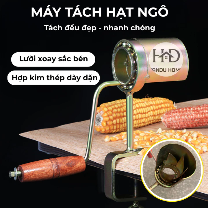 Máy Tách Hạt Ngô Khô Chuyên Dụng, Dụng Cụ Tách Hạt Ngô,Hạt Bắp Siêu Nhanh Tiện Dụng Trong Gia Đình Làm Nông Nghiệp