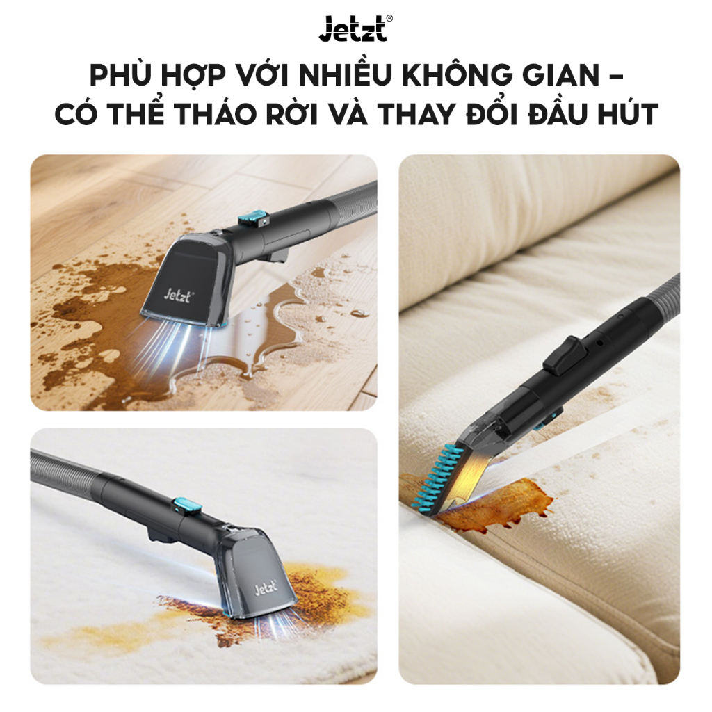 Máy giặt sofa cầm tay cao cấp JETZT G Series dành cho sofa, nệm thảm, lực hút mạnh | BigBuy360 - bigbuy360.vn