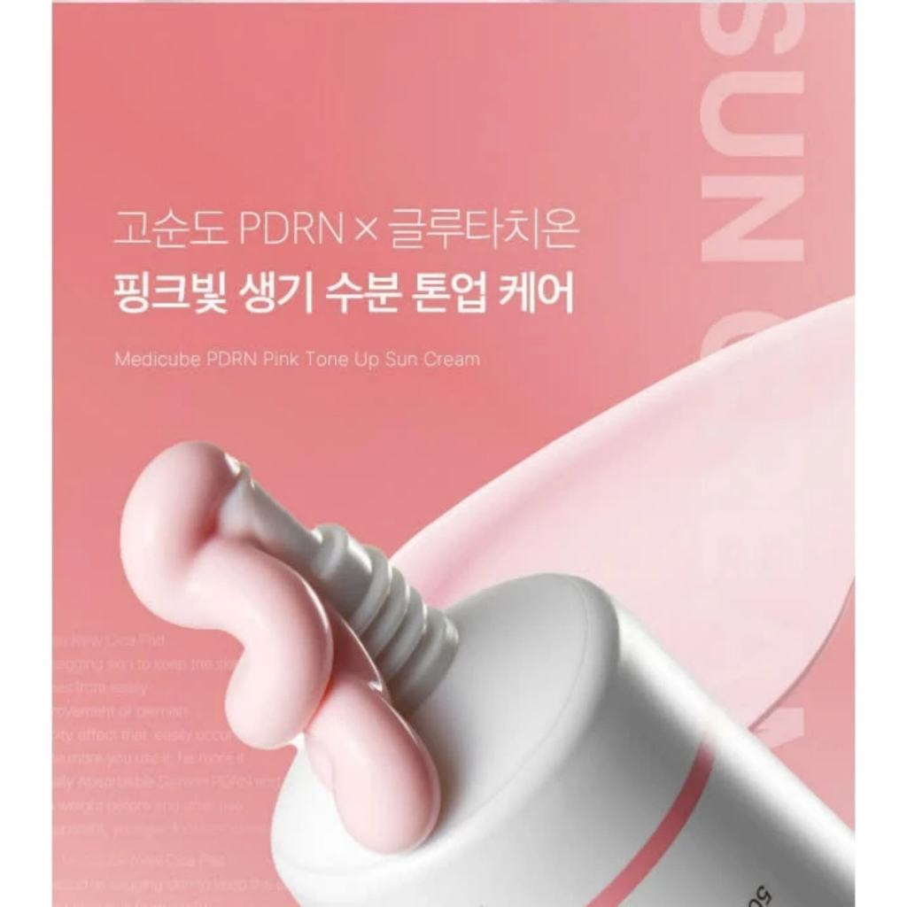 Kem chống nắng Medicube PDRN Pink Tone Up Sun Cream Dưỡng Ẩm, Nâng Tone SPF 50+  50ml