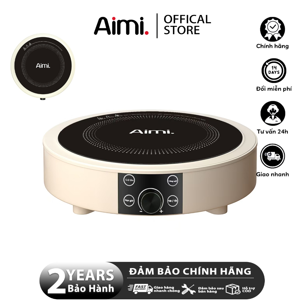 [Có sẵn] Bếp hồng ngoại Aimi đa năng công suất cao 3500W không kén nồi không bức xạ tiết kiện điện