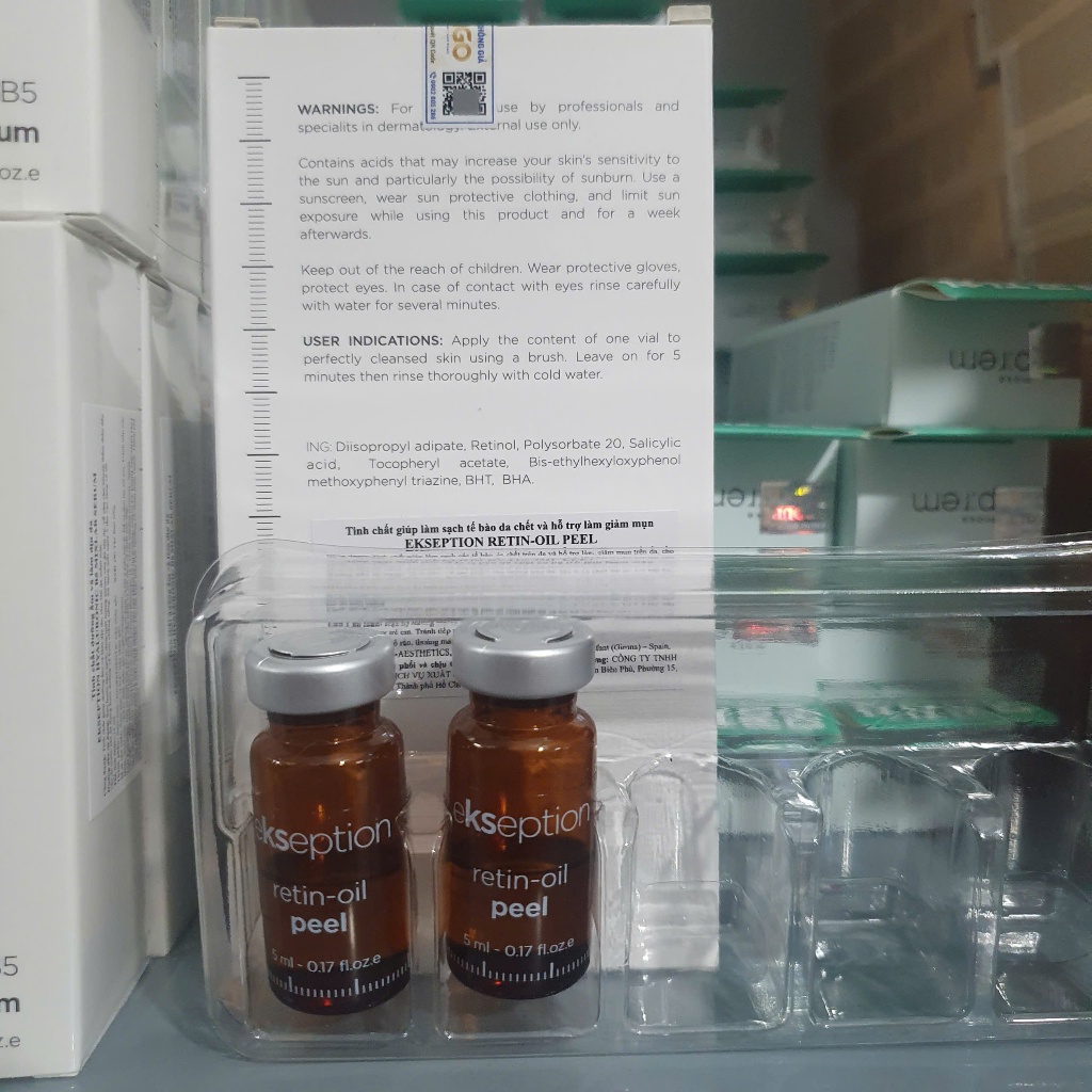 [HÀNG CTY] Tinh chất Peel EKSEPTION Retin-oil Peel Sáng Da Mờ Thâm 5ml/lọ