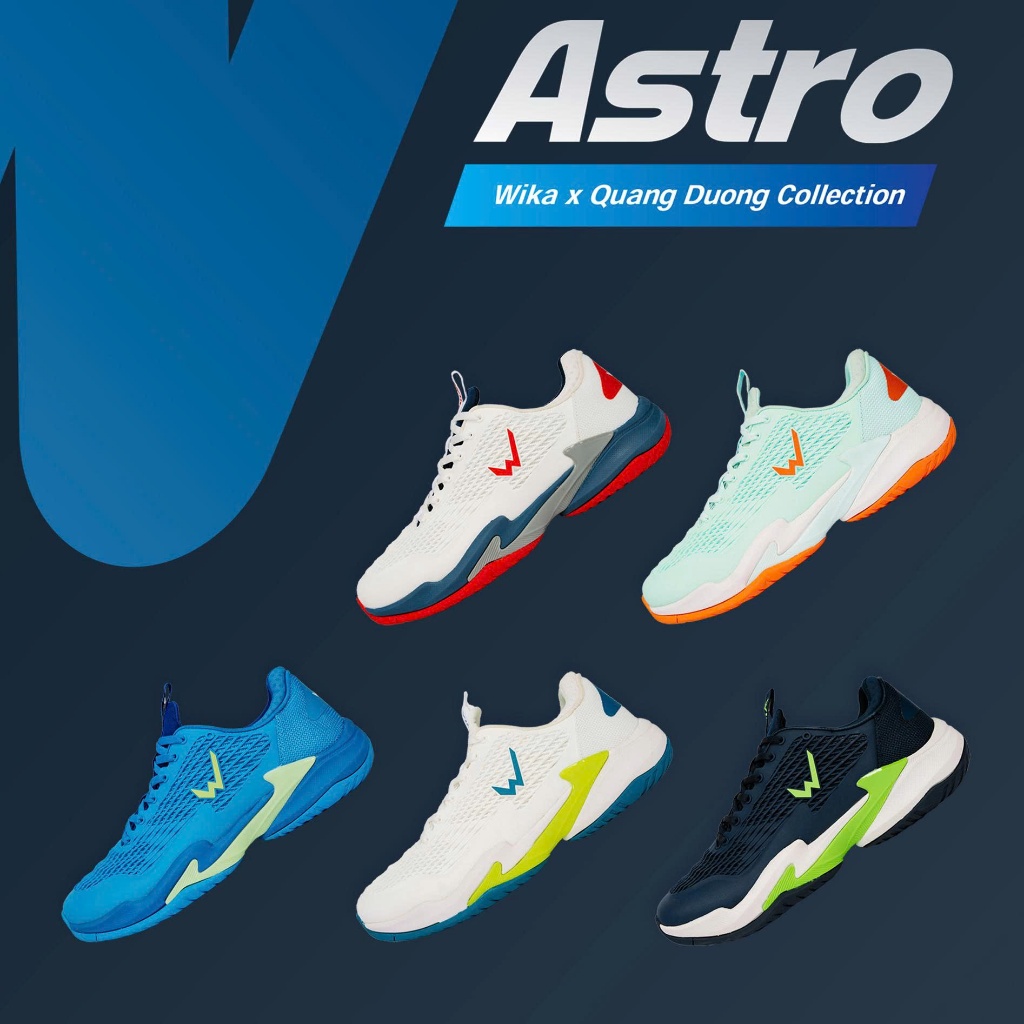 Giày Pickleball Wika ASTRO x QUANG DƯƠNG Chính hãng - Êm Chân - Bám Sân Tốt.