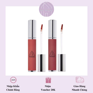 Son Kem Bùn Mịn Lì 3CE - Đem Lại Độ Mịn Màng, Bảo Vệ Môi Hoàn Hảo