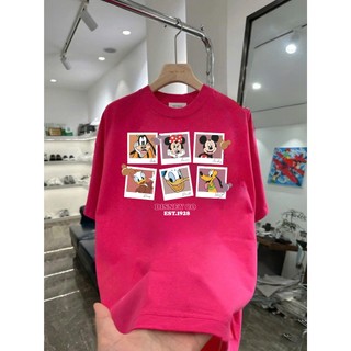 Áo thun hoạt hình Mickey Disney Co MK10 unisex nam nữ form rộng 100% cotton