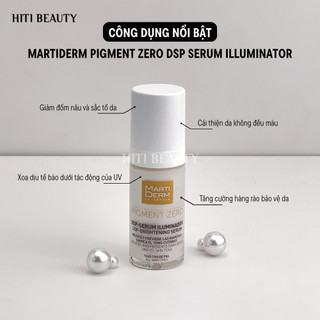 Tinh Chất Làm Sáng Da, Mờ Thâm - MartiDerm Pigment Zero DSP Serum Illuminator