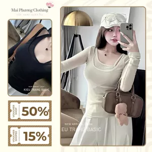 A147 Áo Kiểu Nữ Áo Thun Trơn Cá Tính Mix Quần Hoặc Váy Size 40-65kg ÁO KIỂU NỮ 2 IN 1 TRƠN KTRANG