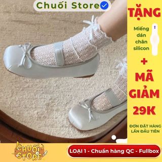 Giày bệt nữ da PU tổng hợp dệt vải đế cao su phong cách nữ tính dịu dàng màu sắc đa dạng dễ phối đồ